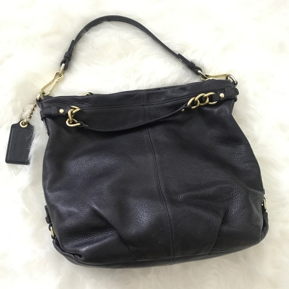 Coach purple leather handbag - Picture 2 of 9